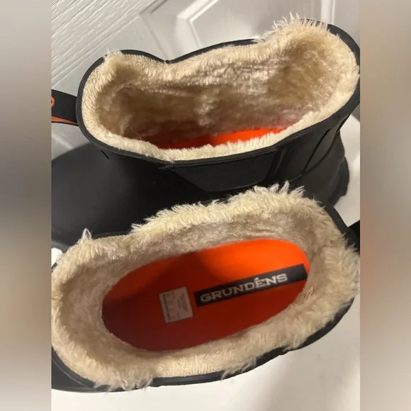 Grundéns Deck Boss Ankle Boots Black Waterproof Fleece Lined Men’s 12 - Picture 8 of 9